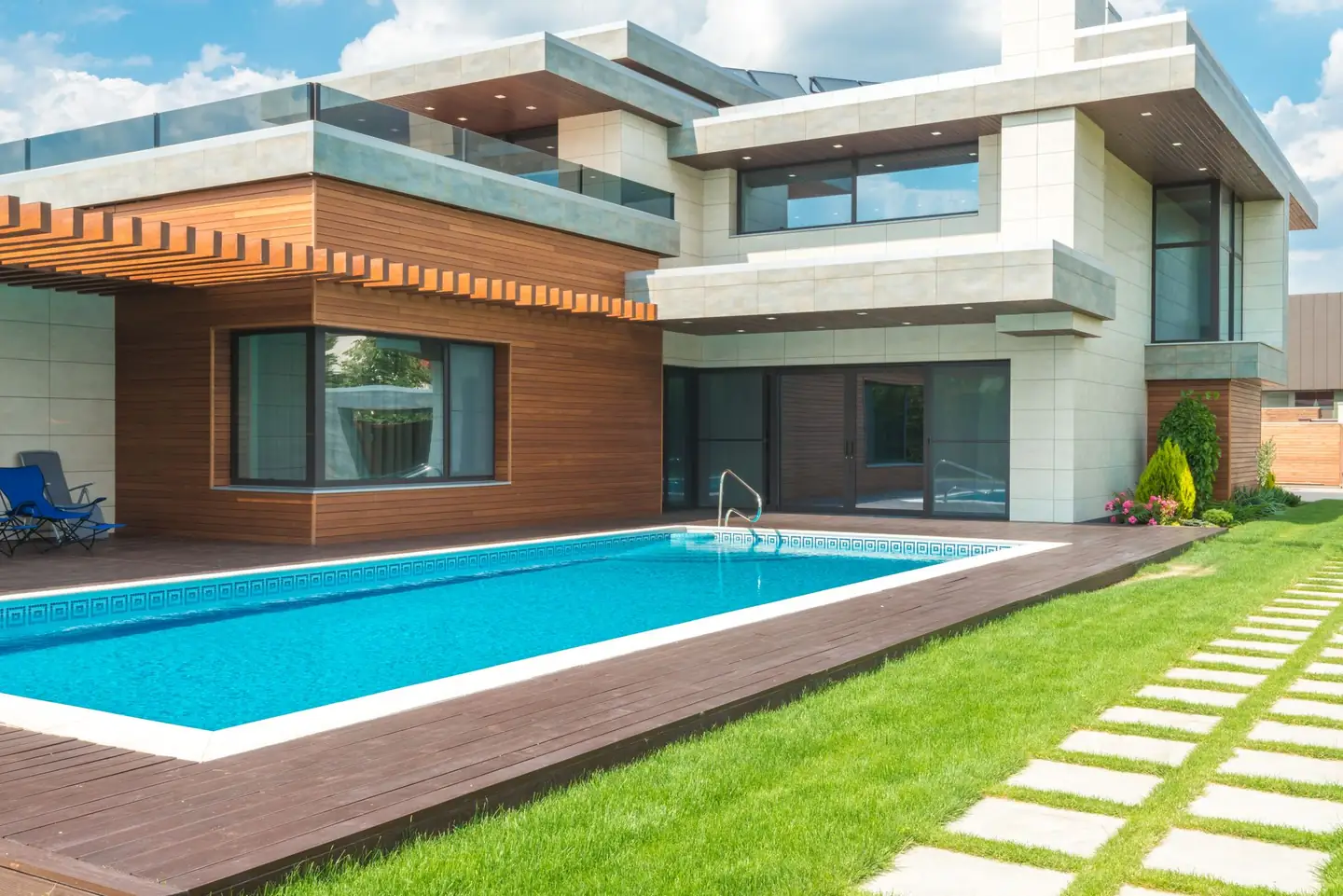 Swimming pool built in Wallaga Lake Heights, NSW